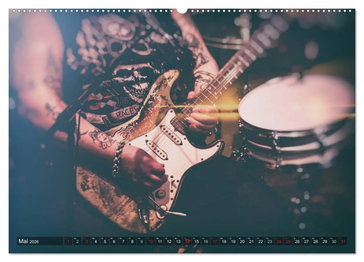 Bild: 9783516030648 | Gitarren - Live (hochwertiger Premium Wandkalender 2026 DIN A2...