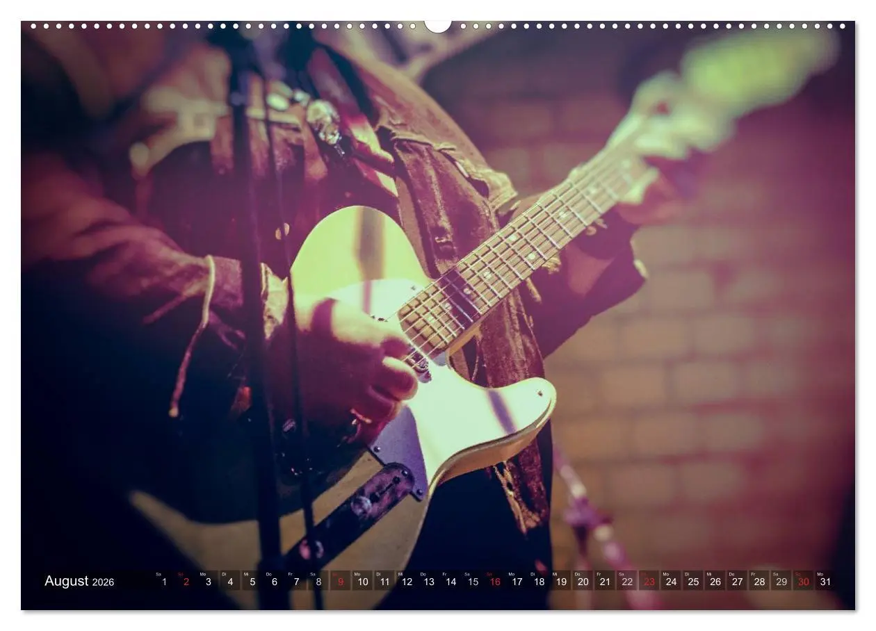 Bild: 9783516030648 | Gitarren - Live (hochwertiger Premium Wandkalender 2026 DIN A2...