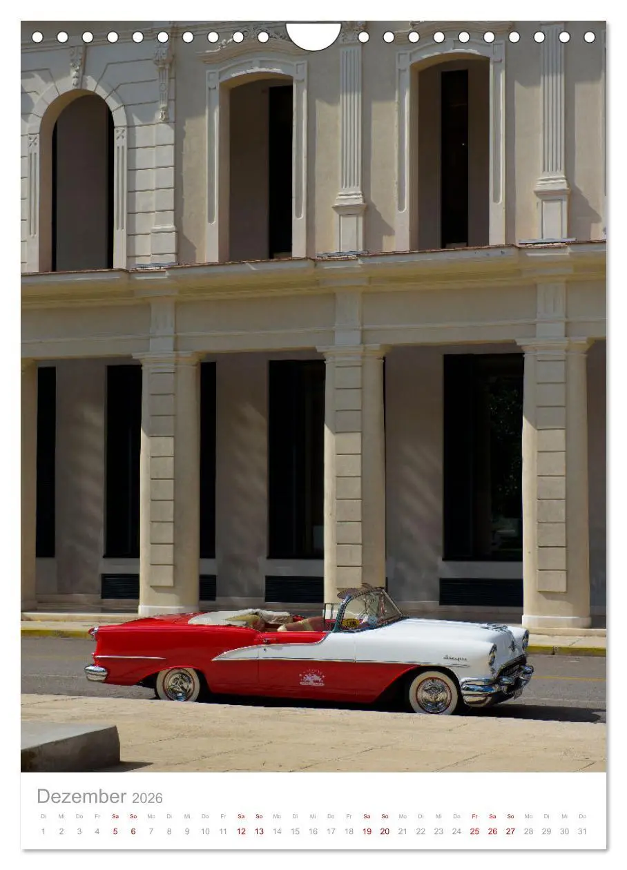 Bild: 9783516340648 | Old Cars of Cuba (Wandkalender 2026 DIN A4 hoch), CALVENDO...