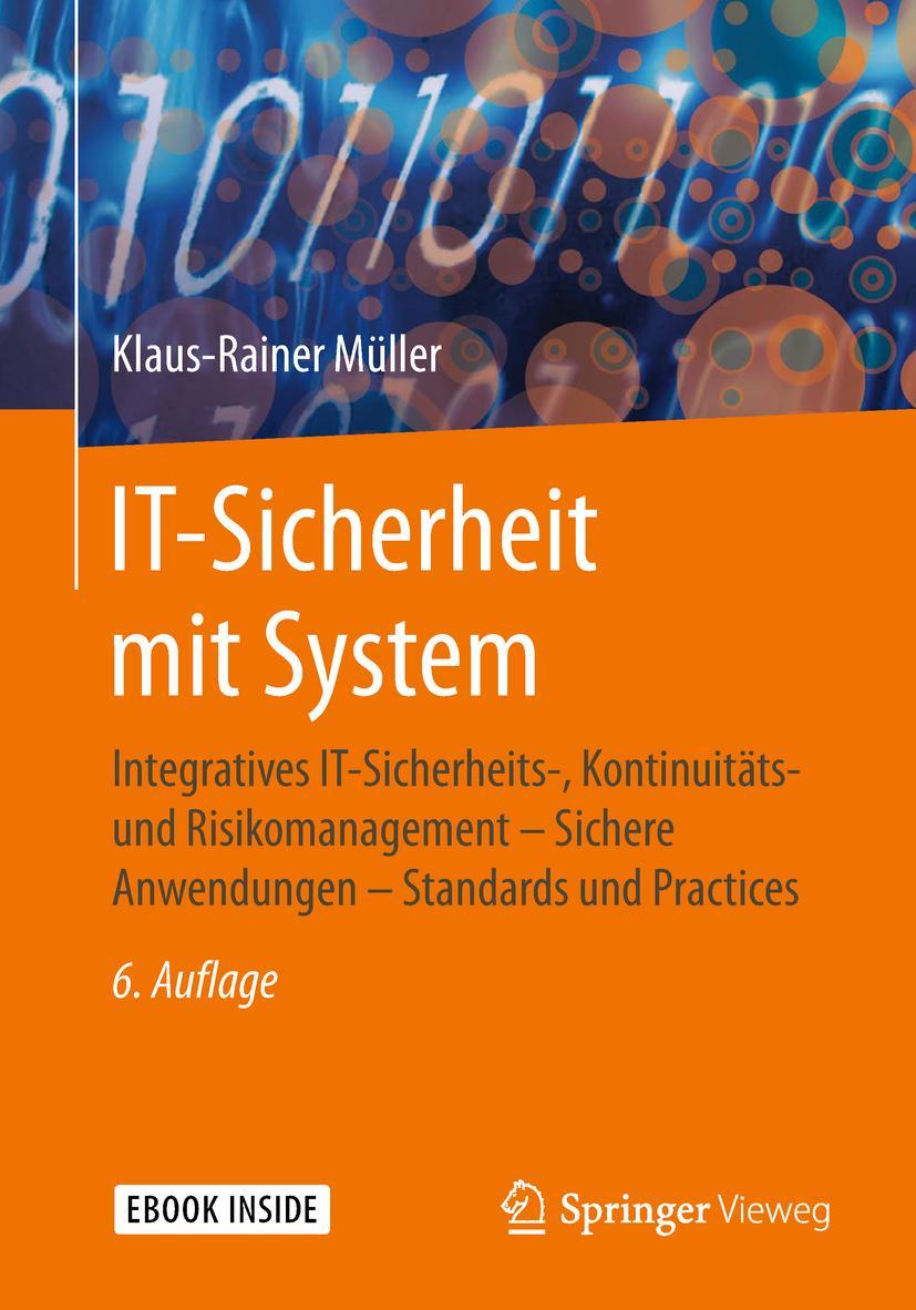 Cover: 9783658220648 | IT-Sicherheit mit System | Klaus-Rainer Müller | Bundle | Book + eBook