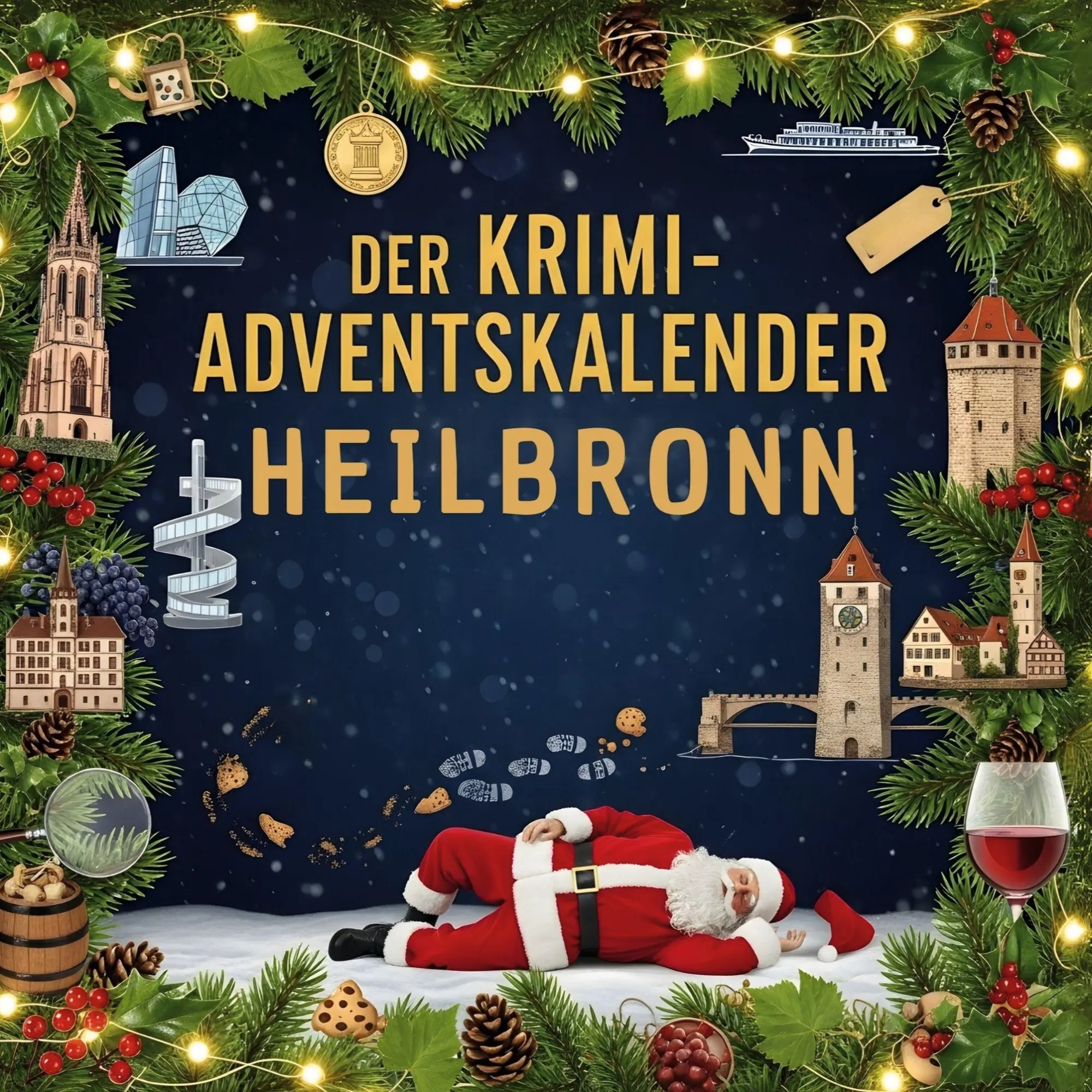 Cover: 9783695300648 | Der Krimi-Adventskalender Heilbronn | Mordsverdächtig in 24 Akten