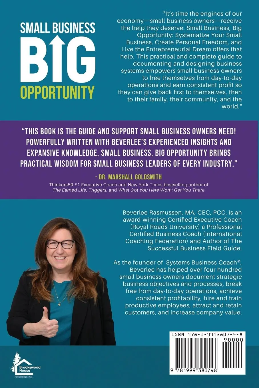 Rückseite: 9781999380748 | Small Business Big Opportunity | Beverlee Rasmussen | Taschenbuch
