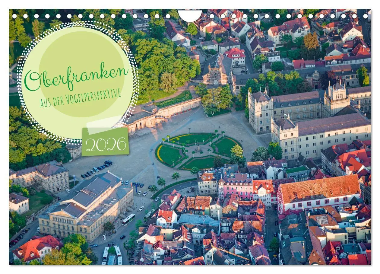 Cover: 9783457310748 | Oberfranken aus der Vogelperspektive (Wandkalender 2026 DIN A4...