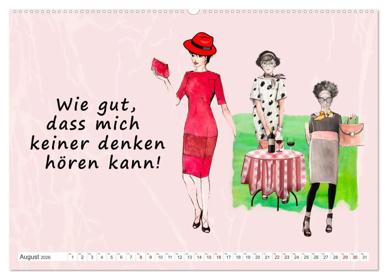 Bild: 9783457550748 | Frech aber ehrlich (hochwertiger Premium Wandkalender 2026 DIN A2...