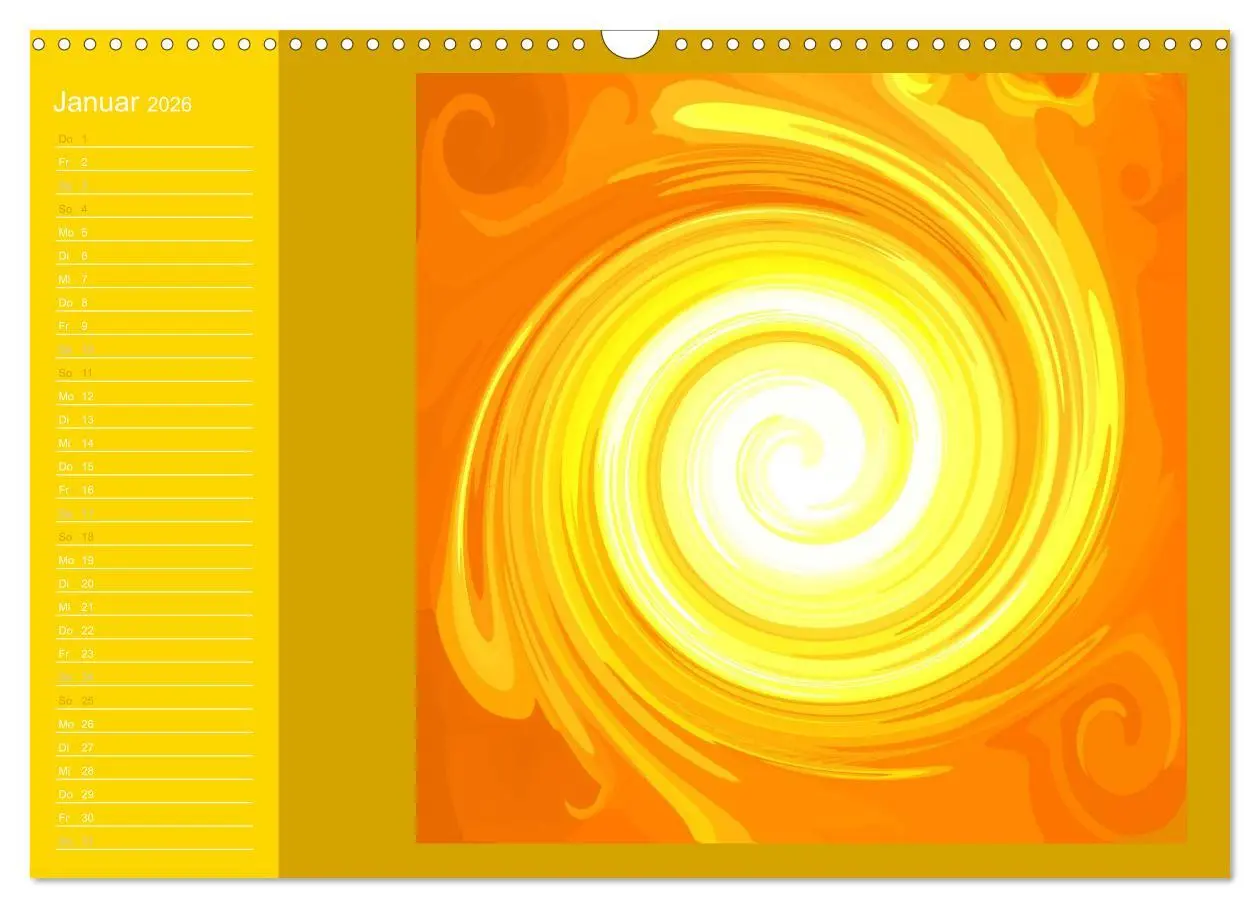 Bild: 9783516190748 | Energie-Spiralen 2026 (Wandkalender 2026 DIN A3 quer), CALVENDO...