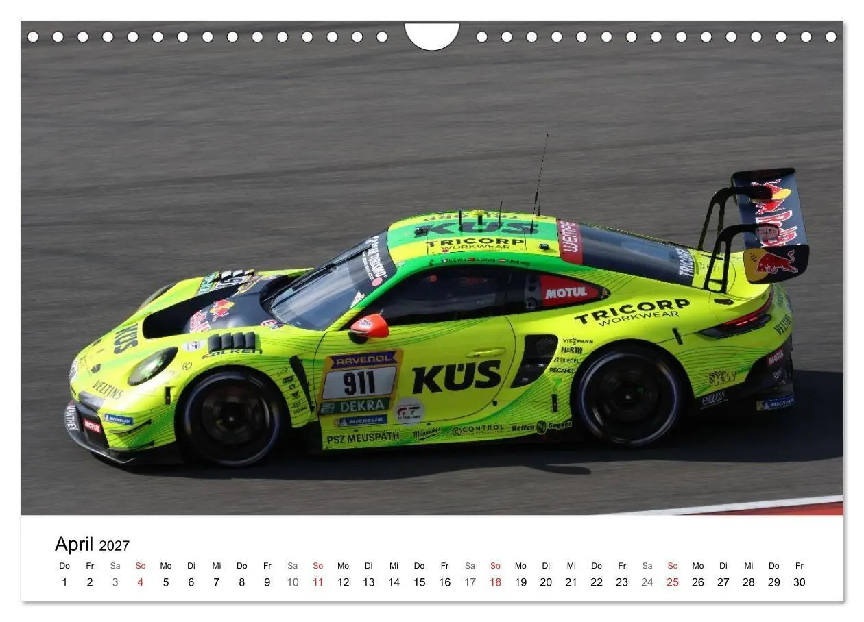 Bild: 9783594240748 | 24h am Ring (Wandkalender 2027 DIN A4 quer), CALVENDO Monatskalender