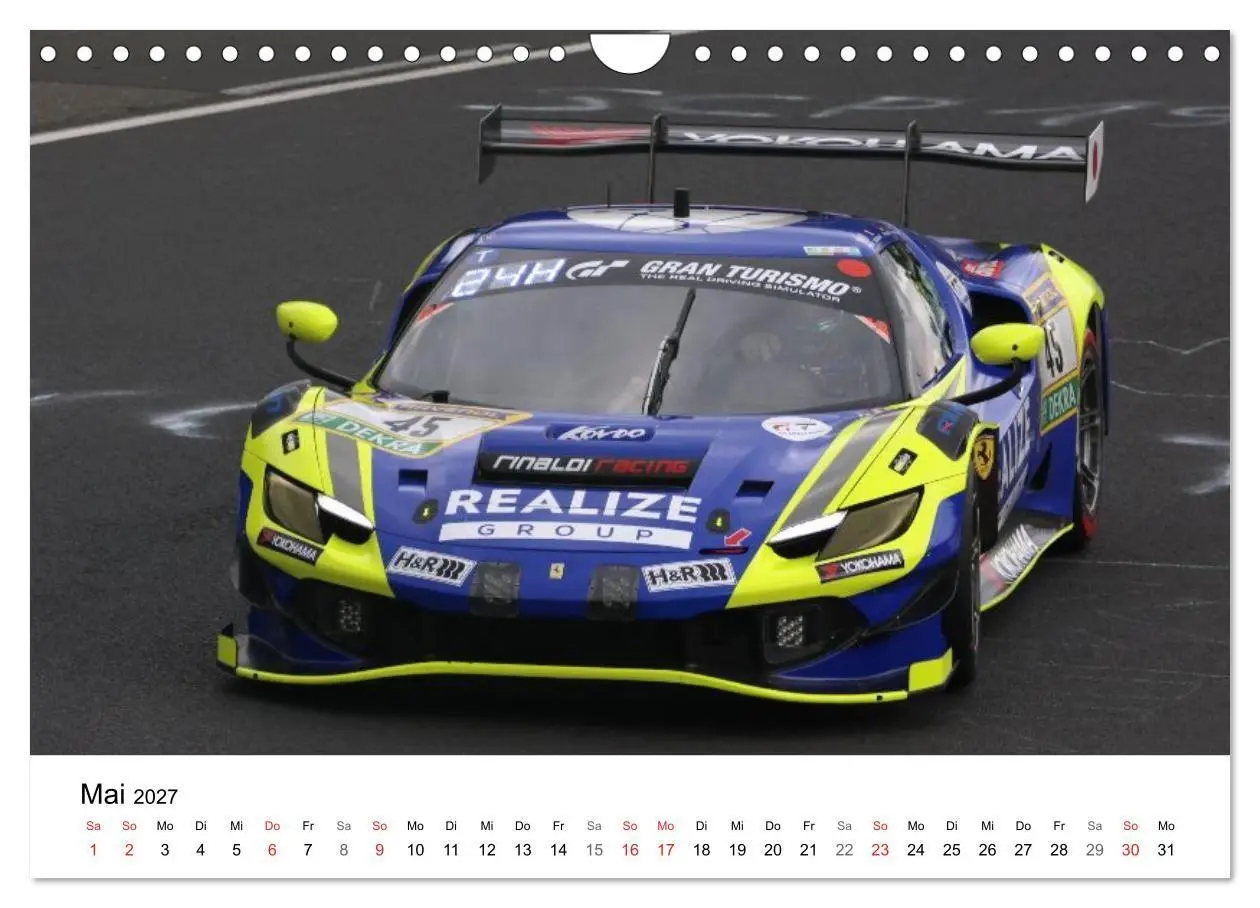 Bild: 9783594240748 | 24h am Ring (Wandkalender 2027 DIN A4 quer), CALVENDO Monatskalender