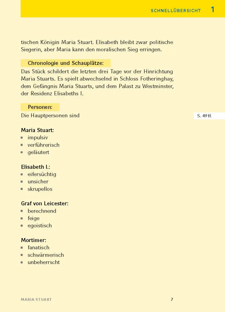 Rückseite: 9783804420748 | Maria Stuart - Textanalyse und Interpretation | Friedrich Schiller