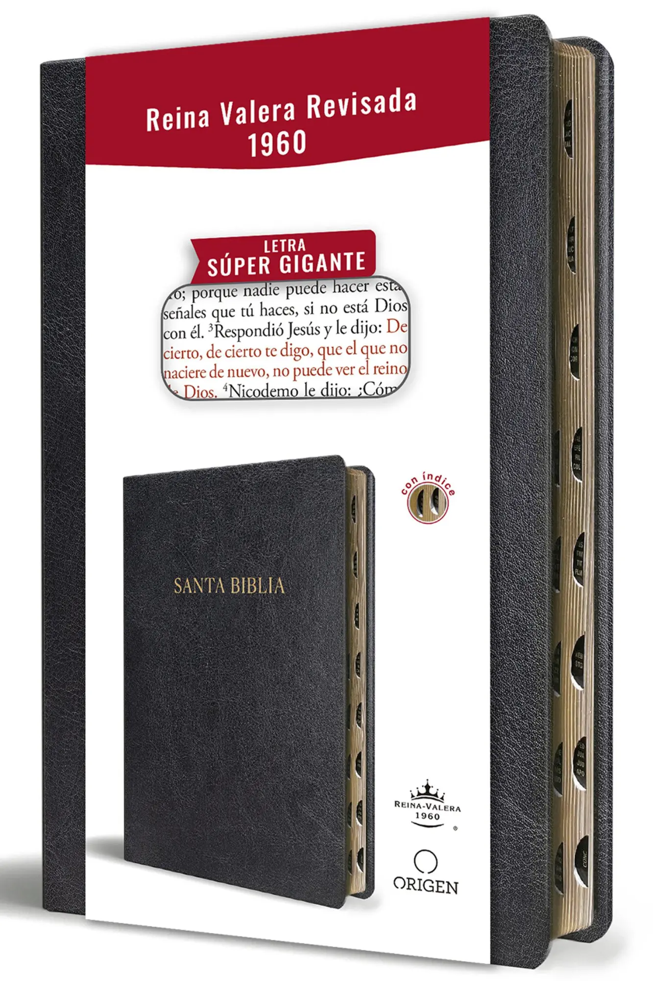 Cover: 9798890980748 | Biblia Reina Valera Revisada 1960 Letra Súper Gigante, Símil Piel...