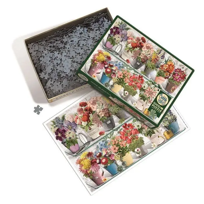 Bild: 625012400848 | COBBLE HILL PUZZLES - Blumensträusse 1000 Teile | Spiel | In Karton