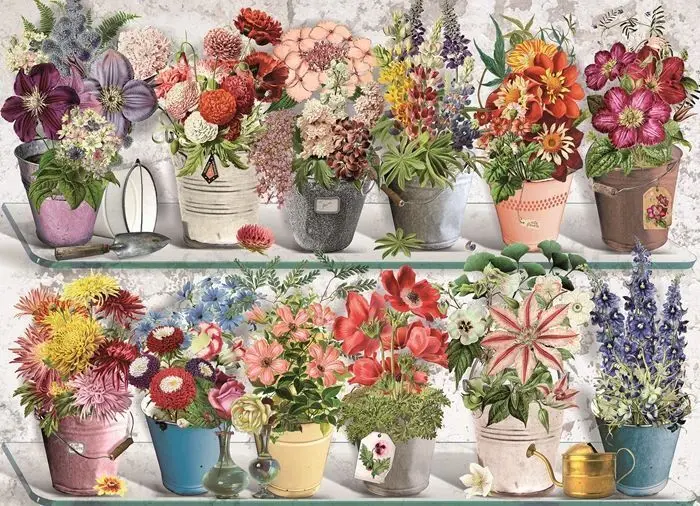 Bild: 625012400848 | COBBLE HILL PUZZLES - Blumensträusse 1000 Teile | Spiel | In Karton