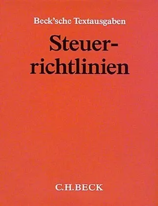 Cover: 9783406500848 | Steuerrichtlinien (ohne Fortsetzungsnotierung). Inkl. 194....