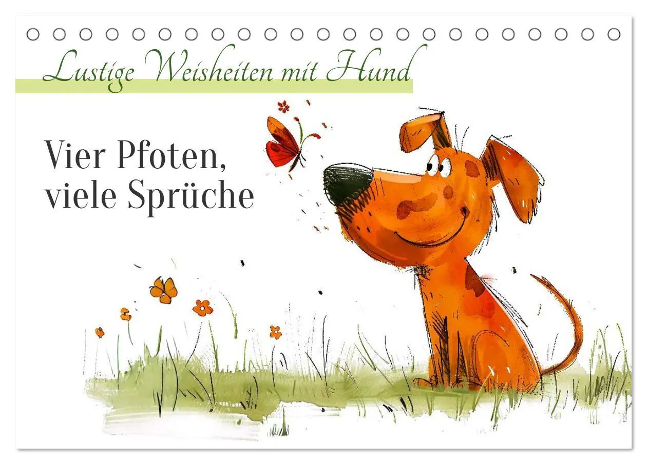 Cover: 9783457300848 | Vier Pfoten, viele Sprüche - Lustige Weisheiten mit Hund...