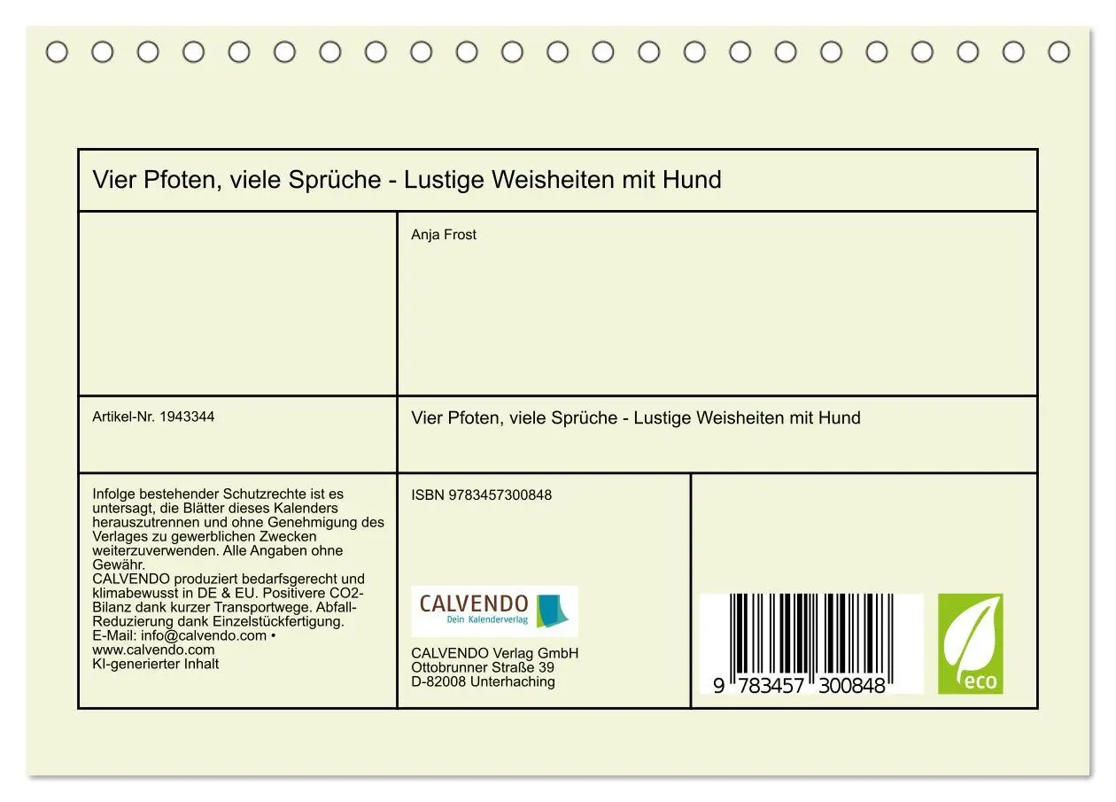 Bild: 9783457300848 | Vier Pfoten, viele Sprüche - Lustige Weisheiten mit Hund...