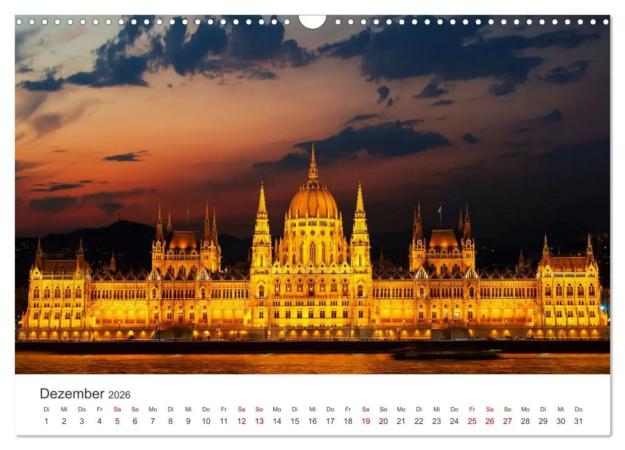 Bild: 9783457540848 | Budapest - Eine Reise in die Hauptstadt von Ungarn. (Wandkalender...