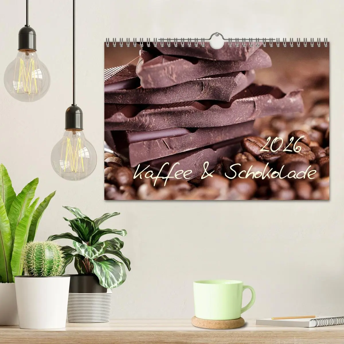 Bild: 9783516180848 | Kaffee &amp; Schokolade (Wandkalender 2026 DIN A4 quer), CALVENDO...