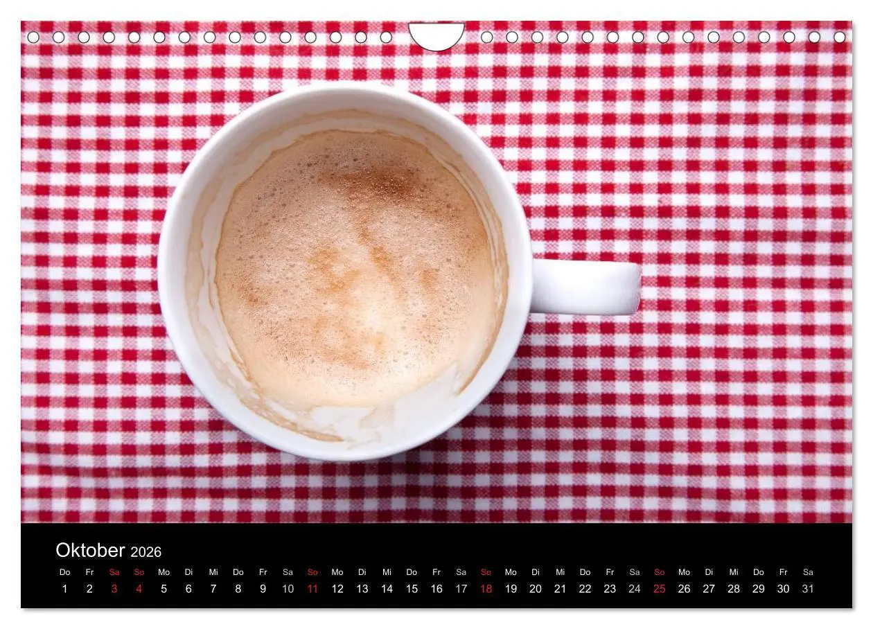 Bild: 9783516180848 | Kaffee &amp; Schokolade (Wandkalender 2026 DIN A4 quer), CALVENDO...