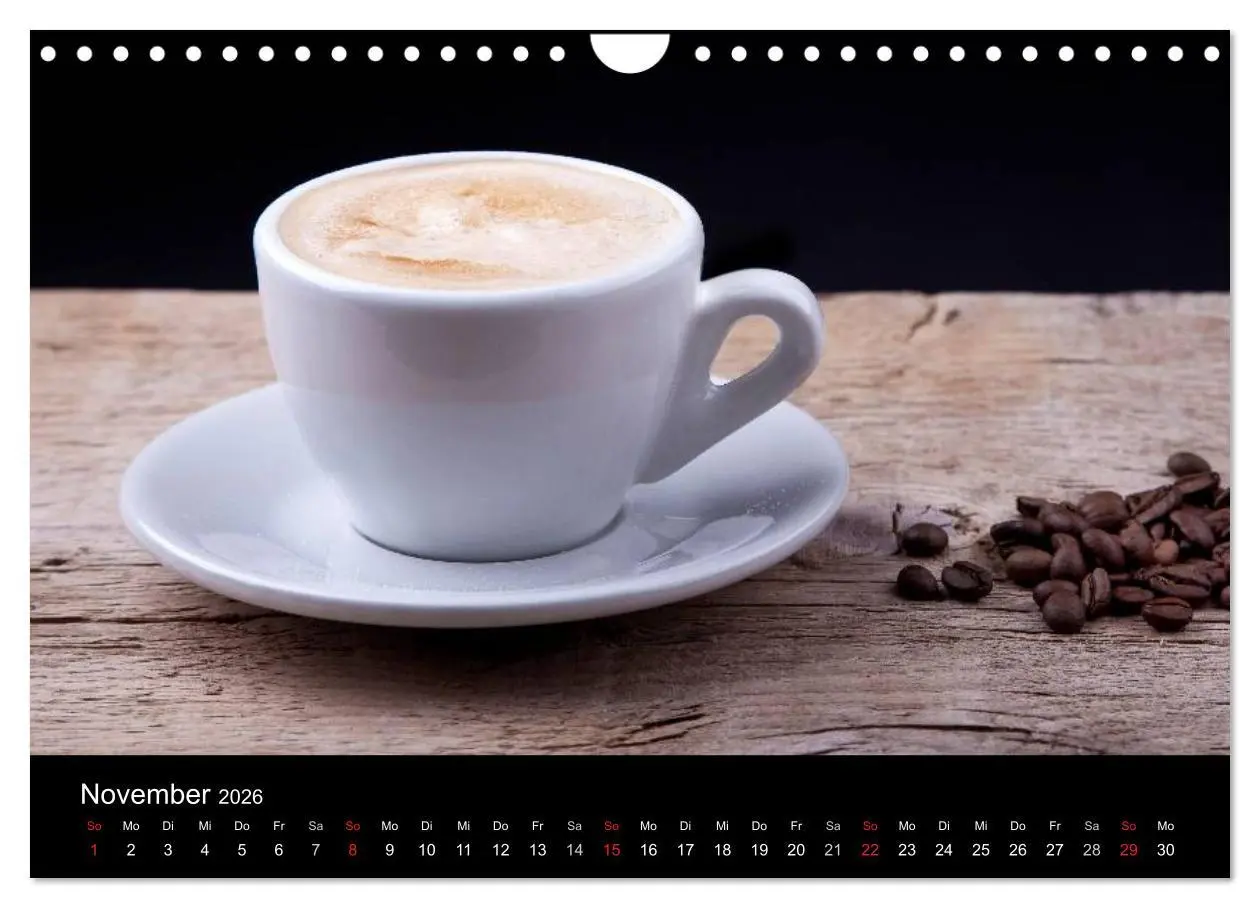 Bild: 9783516180848 | Kaffee &amp; Schokolade (Wandkalender 2026 DIN A4 quer), CALVENDO...