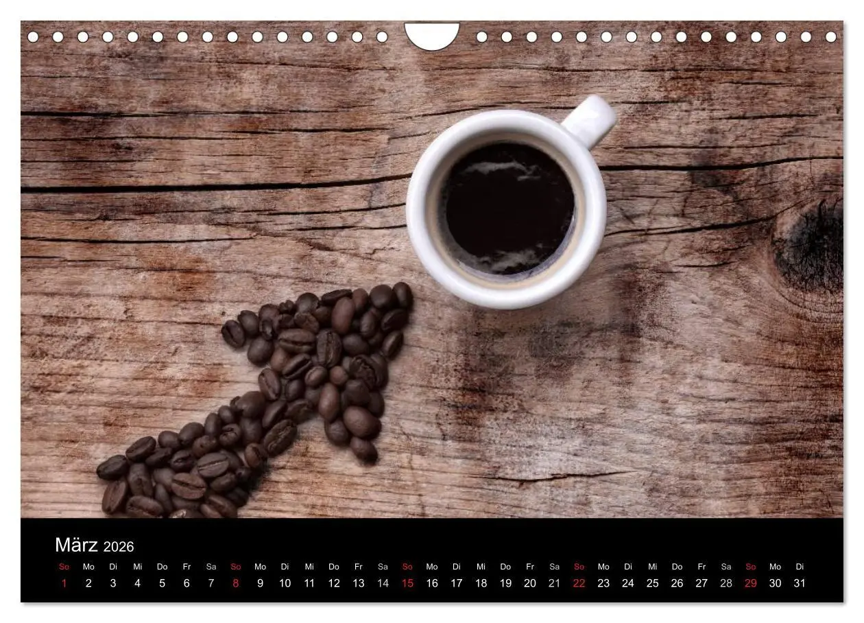Bild: 9783516180848 | Kaffee &amp; Schokolade (Wandkalender 2026 DIN A4 quer), CALVENDO...
