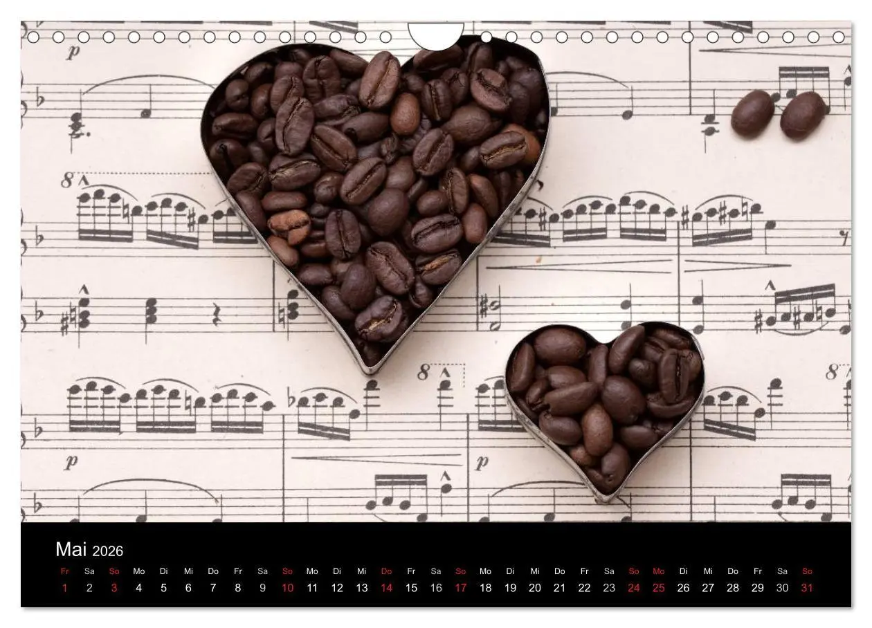 Bild: 9783516180848 | Kaffee &amp; Schokolade (Wandkalender 2026 DIN A4 quer), CALVENDO...
