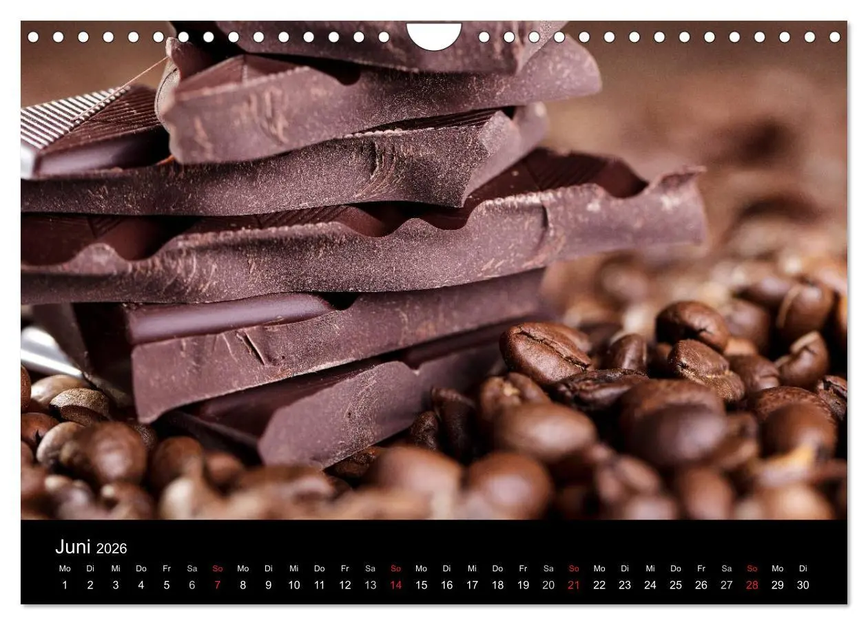 Bild: 9783516180848 | Kaffee &amp; Schokolade (Wandkalender 2026 DIN A4 quer), CALVENDO...