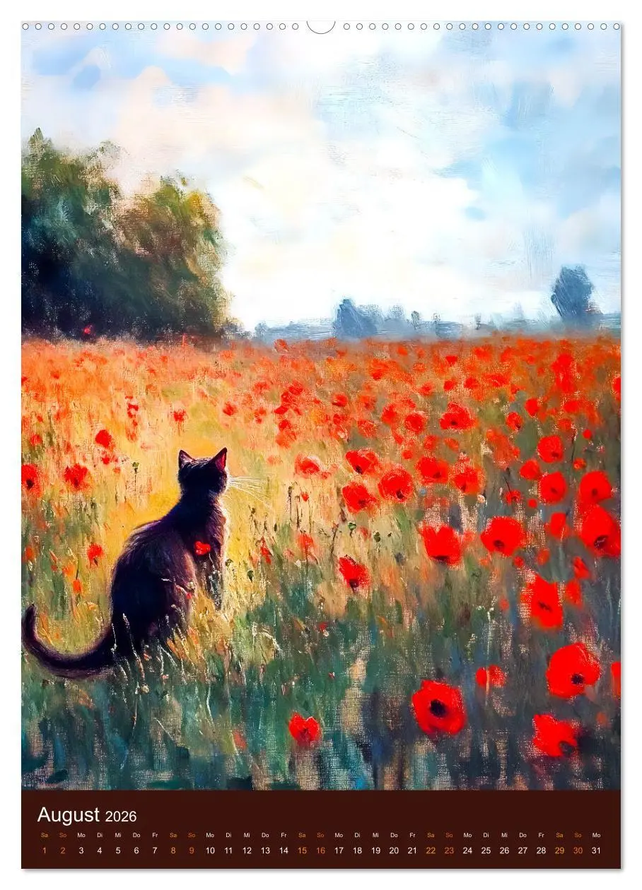 Bild: 9783516250848 | Katzen und Kunst - Samtige Herrscher der impressionistischen Gärten...
