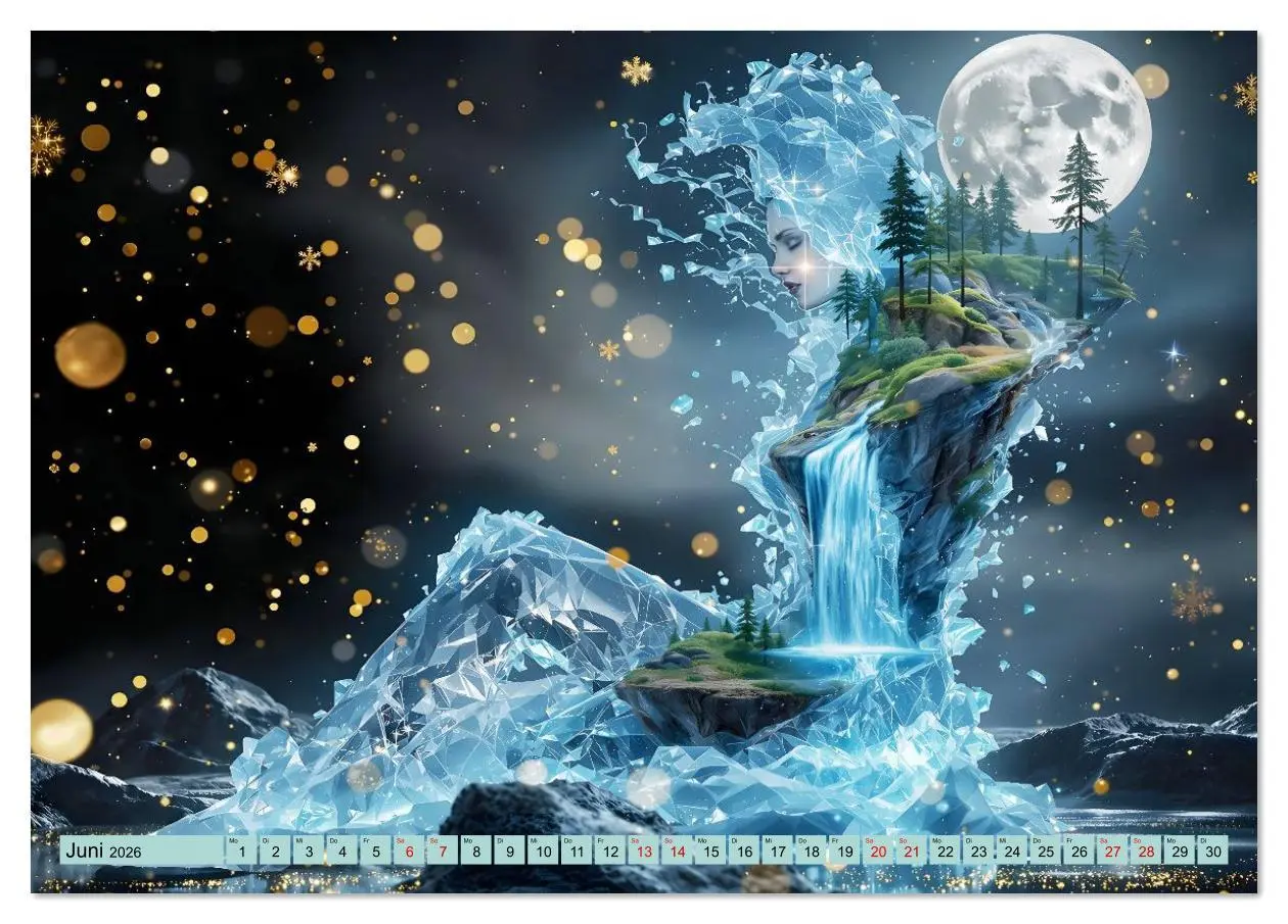 Bild: 9783516630848 | Magische Quelle des Lebens (Tischkalender 2026 DIN A5 quer),...