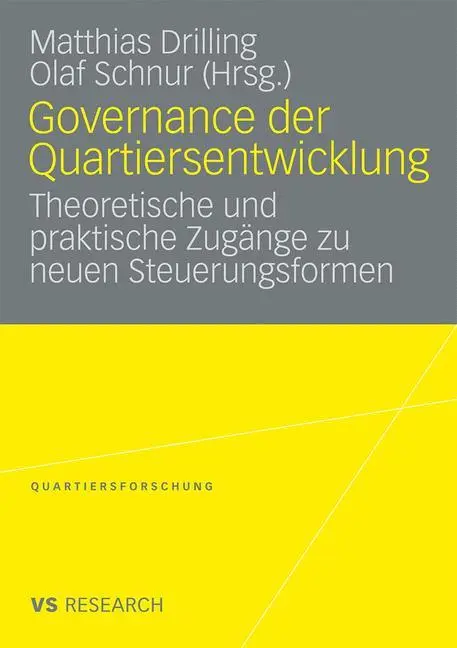Cover: 9783531170848 | Governance der Quartiersentwicklung | Olaf Schnur (u. a.) | Buch