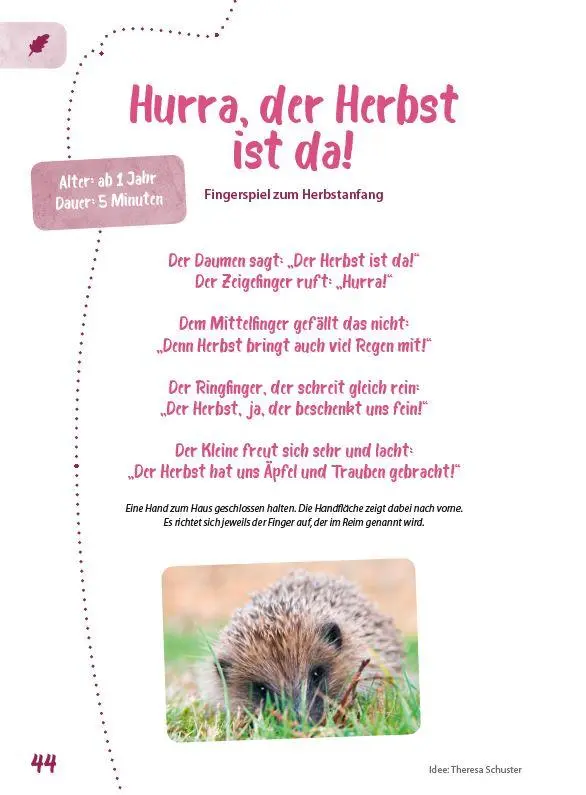 Bild: 9783960460848 | Das Krippen-Jahreszeitenbuch | Fingerspiele | Taschenbuch | 80 S.