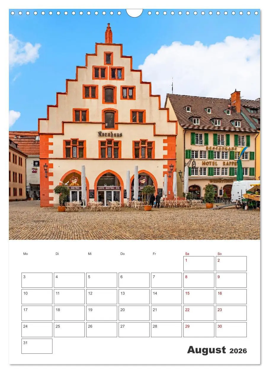 Bild: 9783516310948 | Freiburg - Reiseplaner (Wandkalender 2026 DIN A3 hoch), CALVENDO...