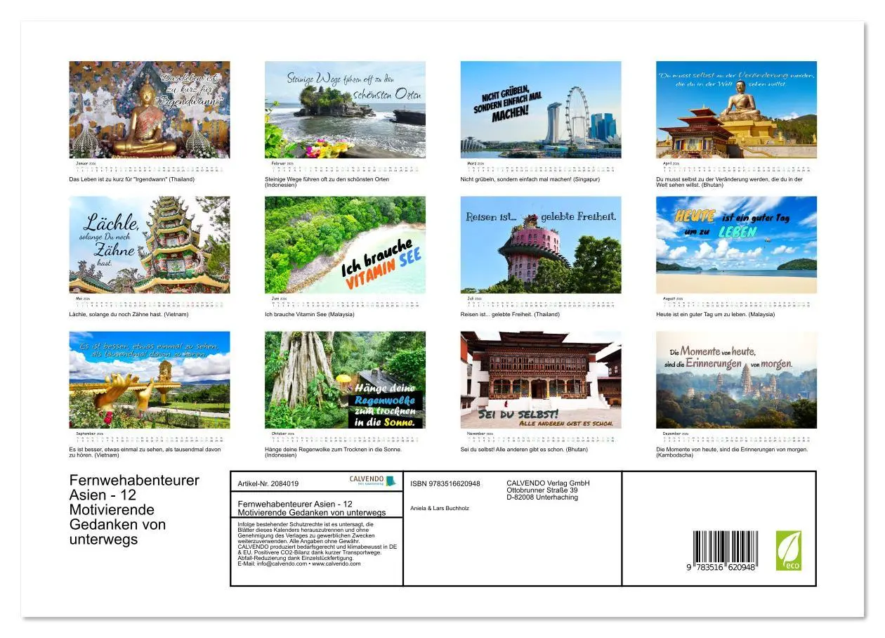 Bild: 9783516620948 | Fernwehabenteurer Asien - 12 Motivierende Gedanken von unterwegs...