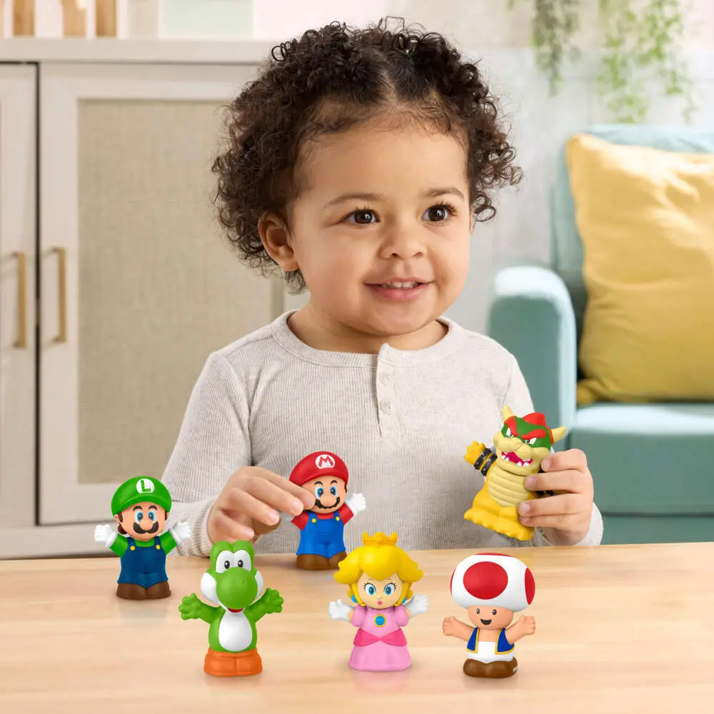 Bild: 194735331048 | Fisher-Price Little People Super Mario Multipack | Fensterkarton