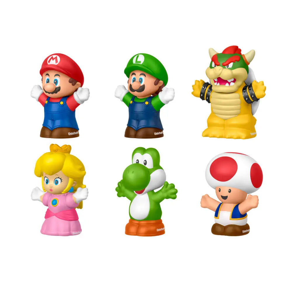 Bild: 194735331048 | Fisher-Price Little People Super Mario Multipack | Fensterkarton