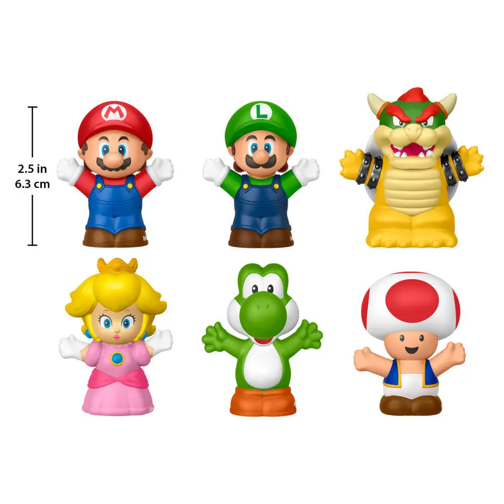 Bild: 194735331048 | Fisher-Price Little People Super Mario Multipack | Fensterkarton