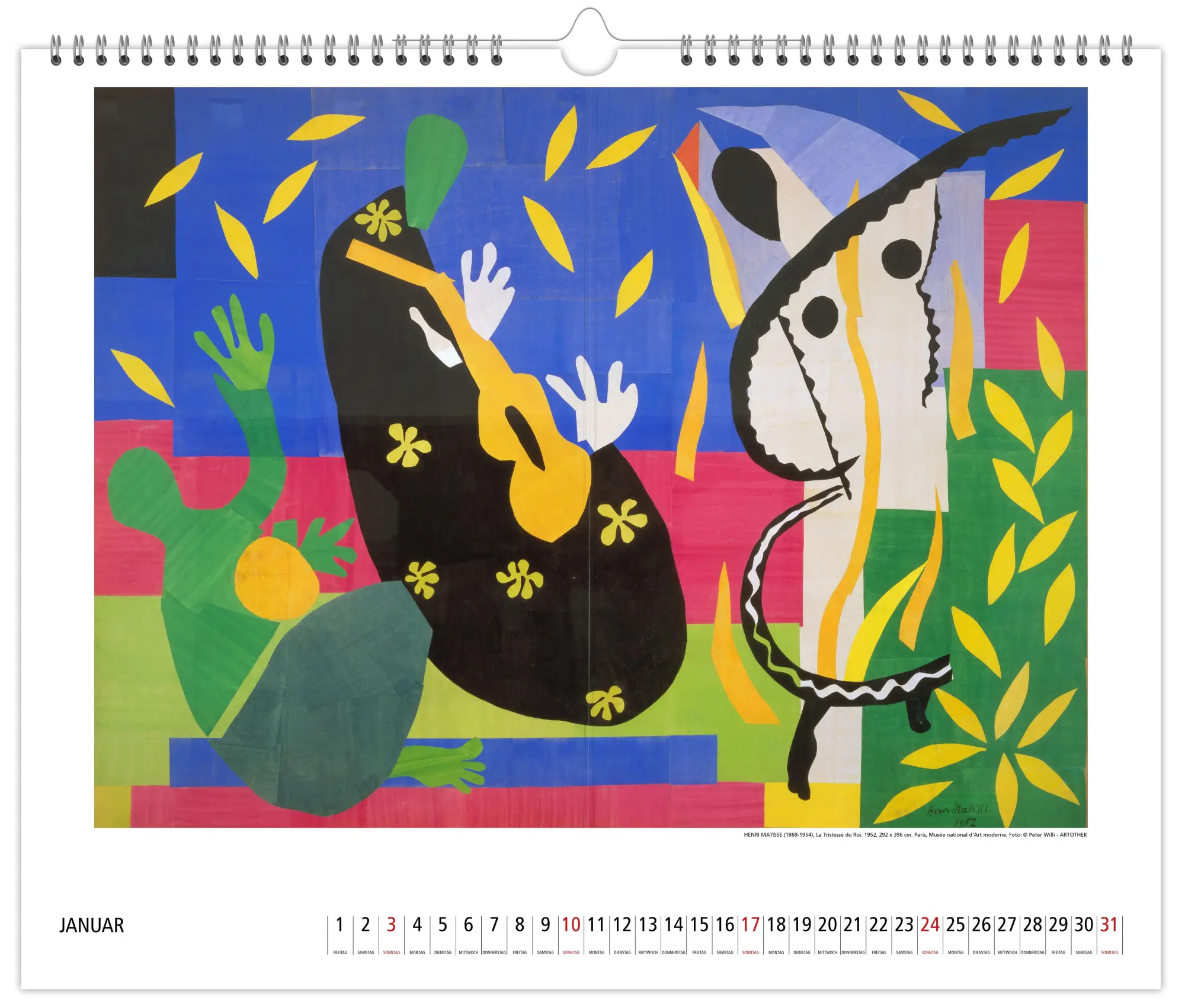 Bild: 4262480691048 | Kunstkalender 2027: Berühmte Meisterwerke der klassischen Moderne