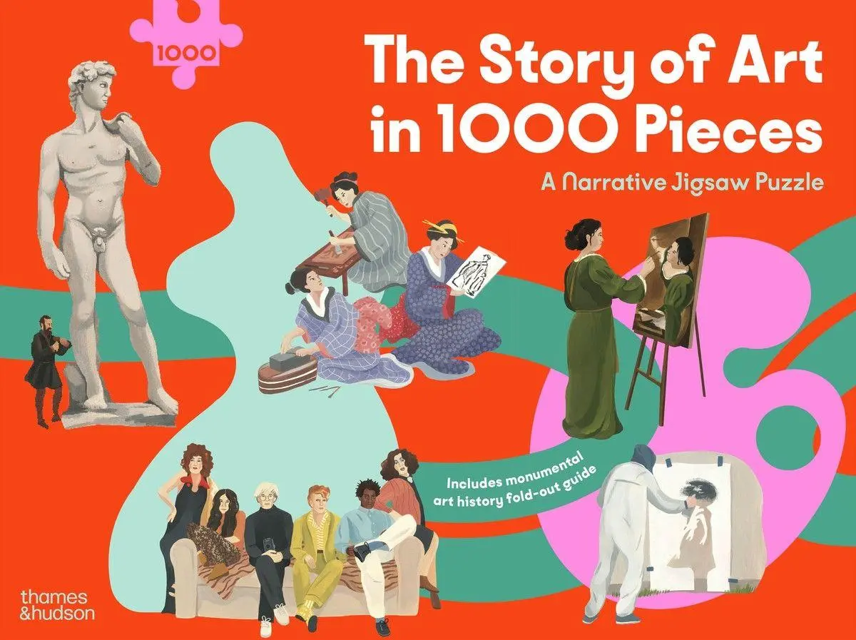 Cover: 9780500421048 | The Story of Art in 1000 Pieces | A Narrative Jigsaw Puzzle | Hodge