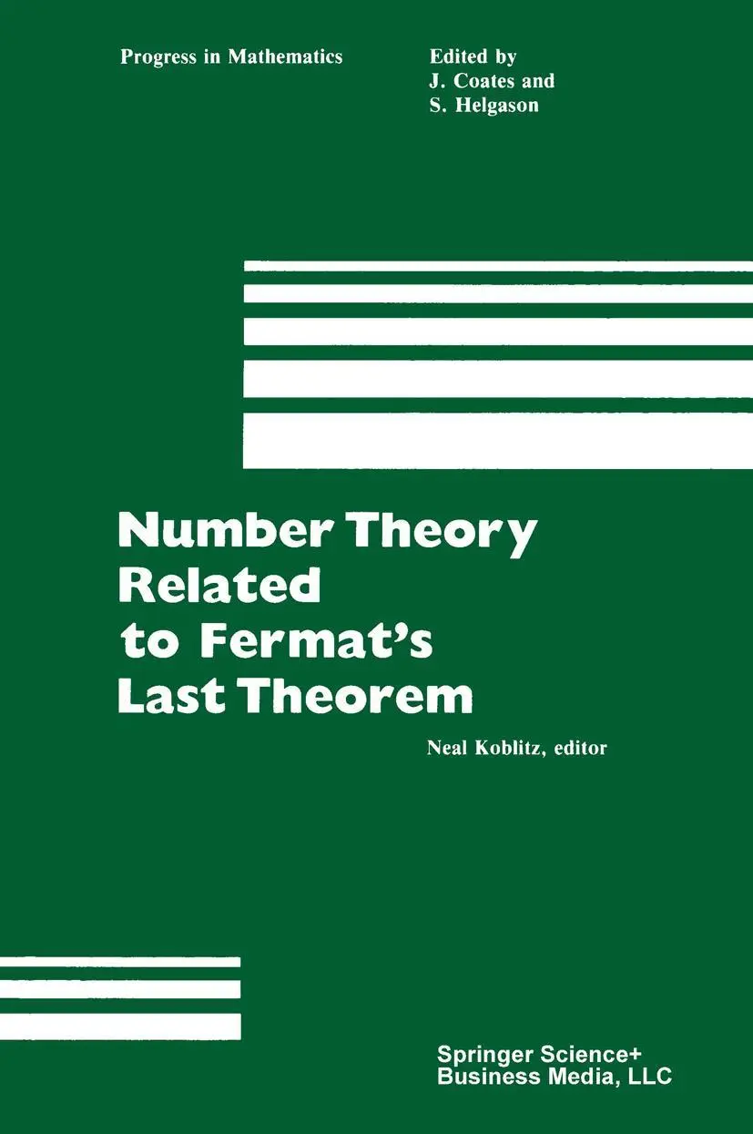 Cover: 9780817631048 | Number Theory Related to Fermat's Last Theorem | Koblitz | Taschenbuch