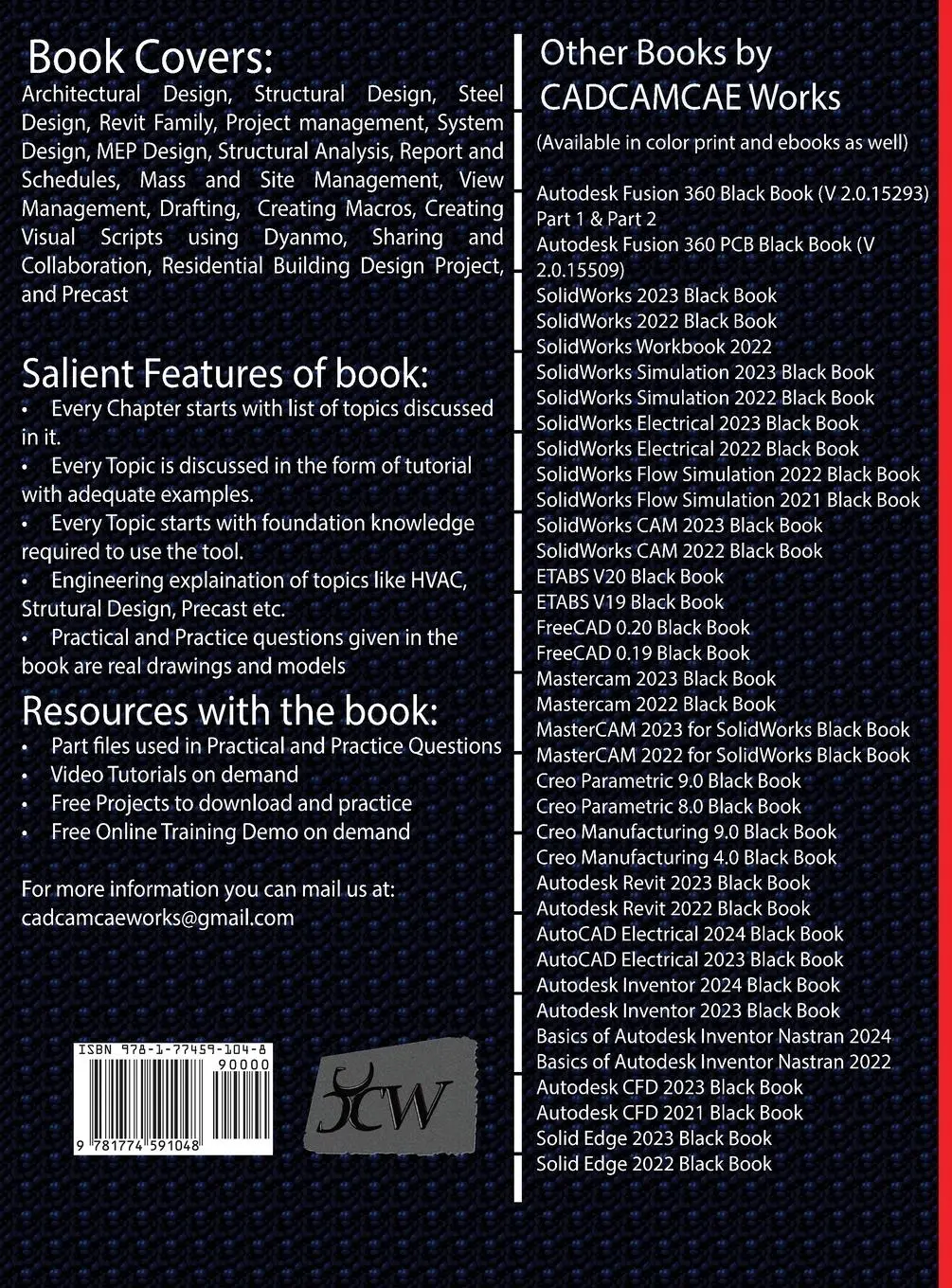 Rückseite: 9781774591048 | Autodesk Revit 2024 Black Book | Gaurav Verma (u. a.) | Buch | 2023
