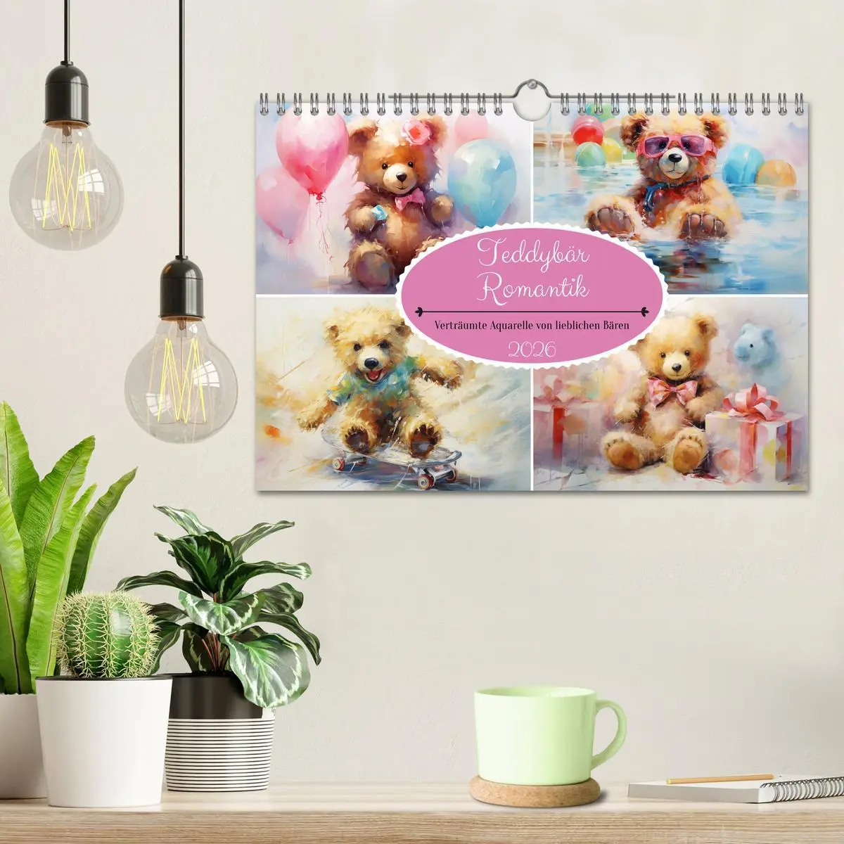 Bild: 9783457351048 | Teddybär Romantik. Verträumte Aquarelle von lieblichen Bären...