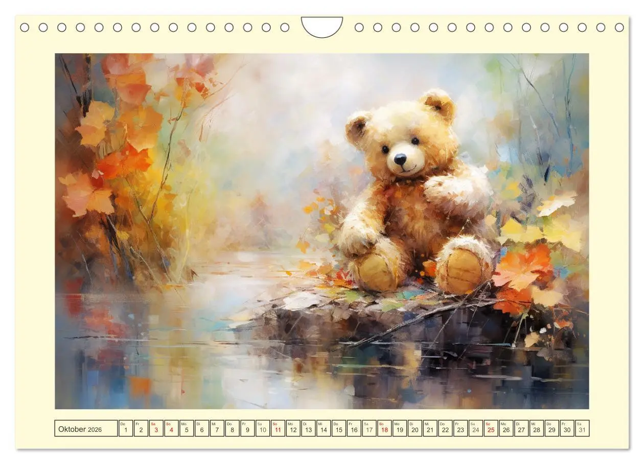 Bild: 9783457351048 | Teddybär Romantik. Verträumte Aquarelle von lieblichen Bären...