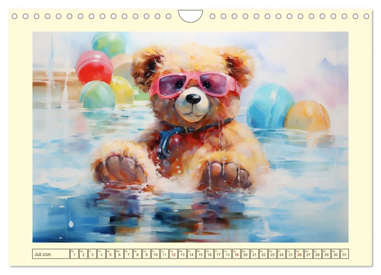 Bild: 9783457351048 | Teddybär Romantik. Verträumte Aquarelle von lieblichen Bären...