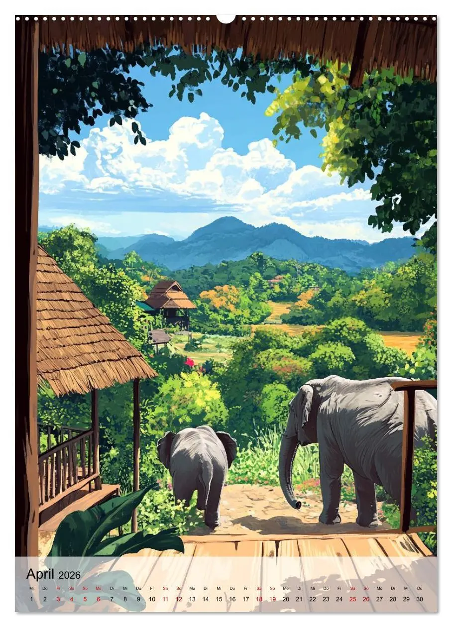 Bild: 9783457801048 | Thailand Fantasie (hochwertiger Premium Wandkalender 2026 DIN A2...