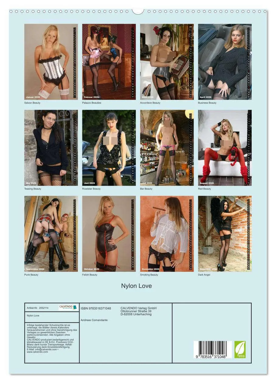 Bild: 9783516371048 | Nylon Love (hochwertiger Premium Wandkalender 2026 DIN A2 hoch),...