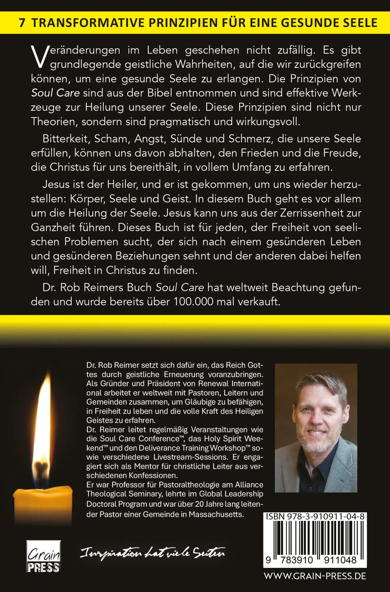 Rückseite: 9783910911048 | Soul Care | 7 transformative Prinzipien für eine gesunde Seele | Buch