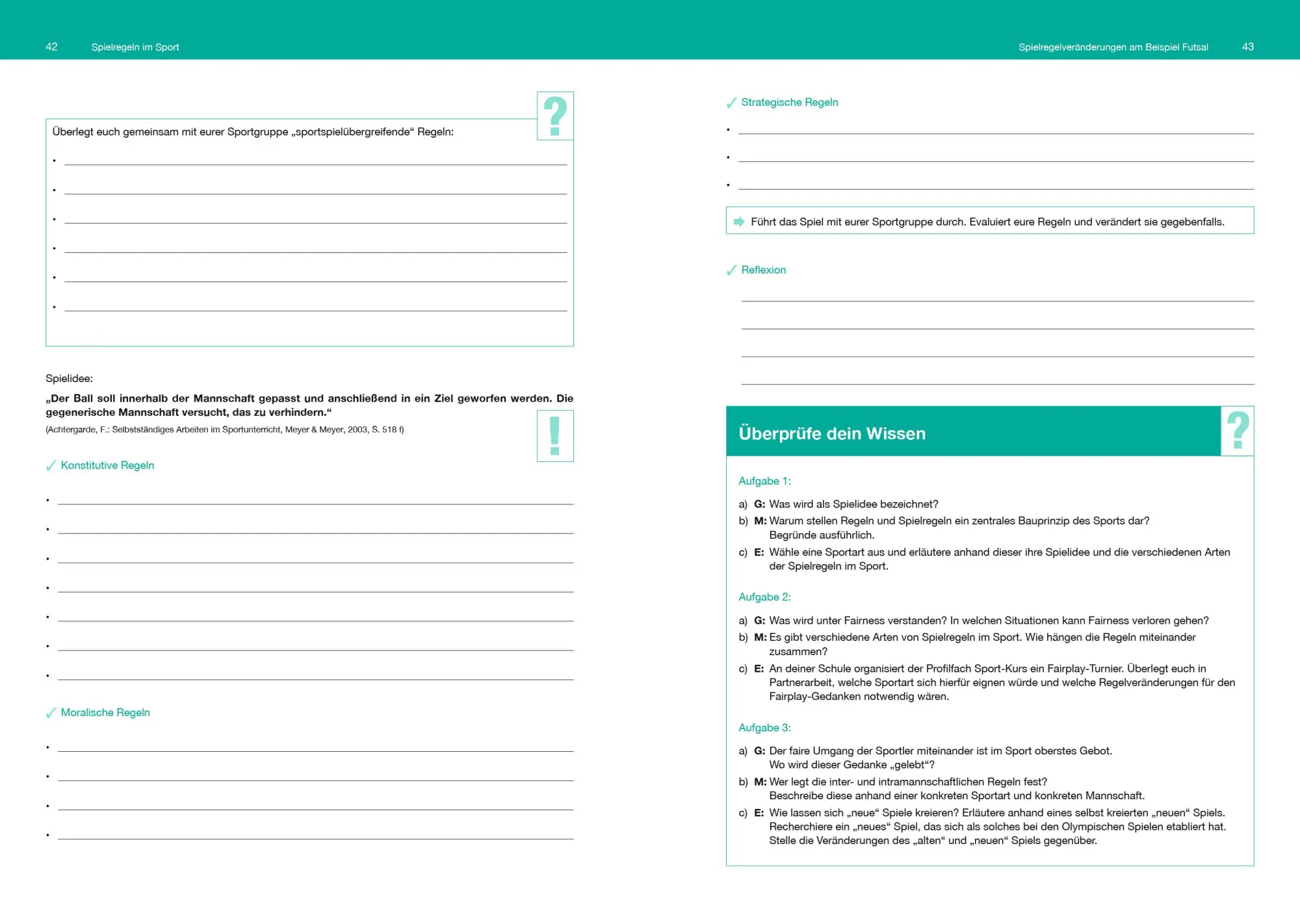 Bild: 9783964161048 | Fit im Schulsport - Arbeitsheft | Andrea Ruda (u. a.) | Taschenbuch