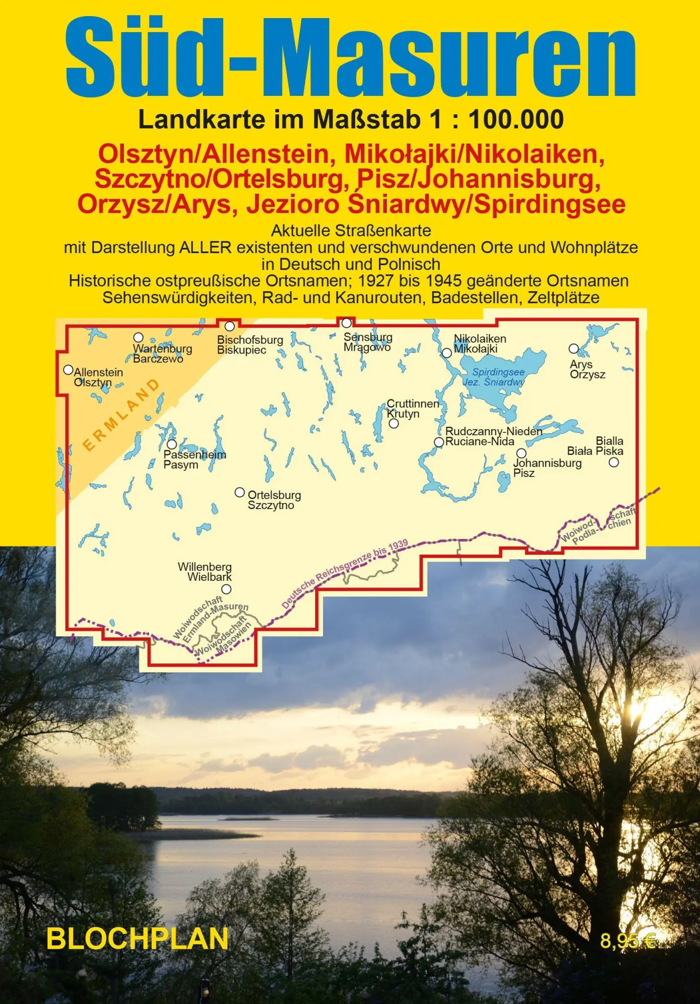 Cover: 9783981821048 | Landkarte Süd-Masuren | Dirk Bloch | (Land-)Karte | 2 S. | Deutsch