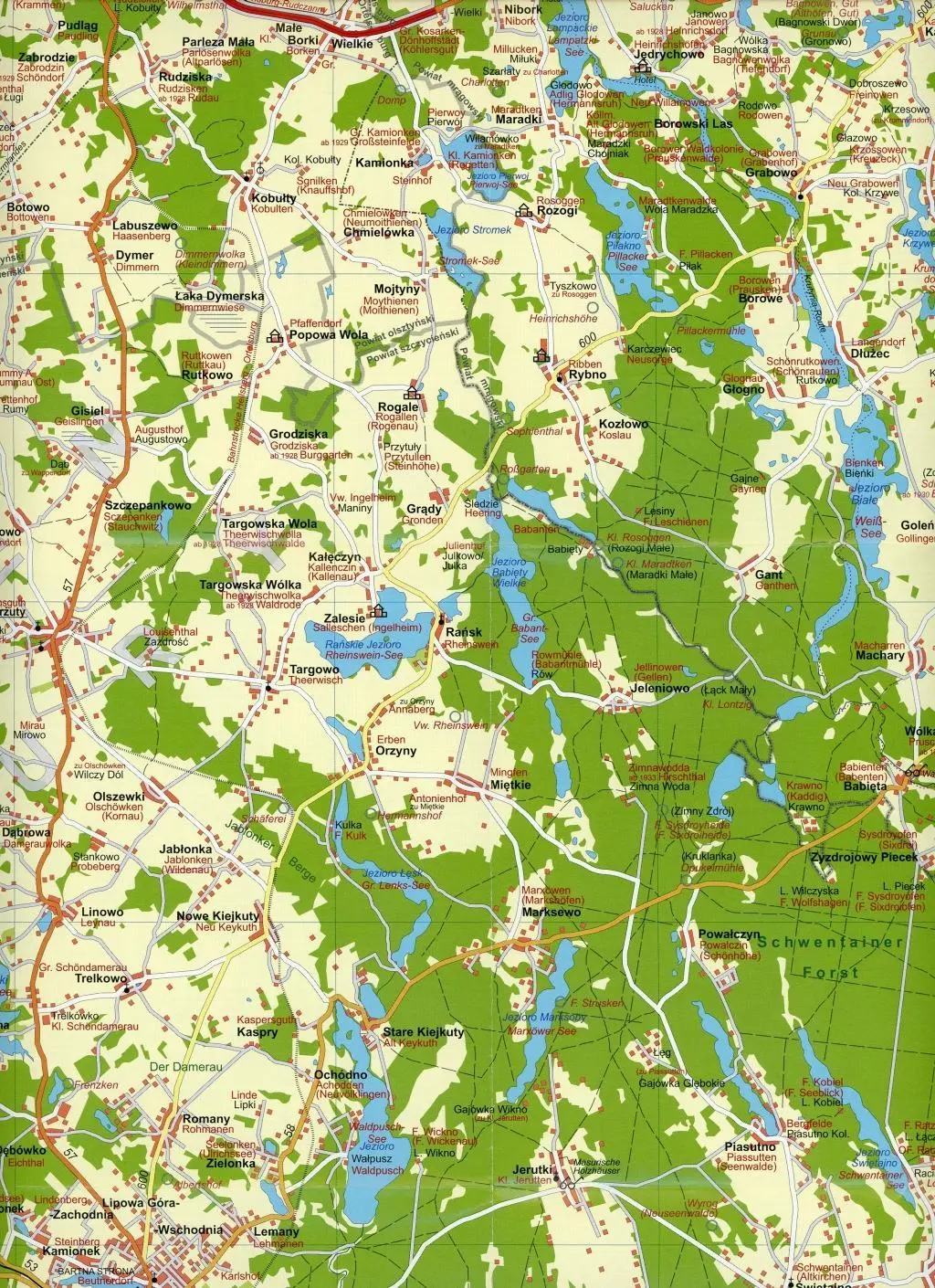 Bild: 9783981821048 | Landkarte Süd-Masuren | Dirk Bloch | (Land-)Karte | 2 S. | Deutsch