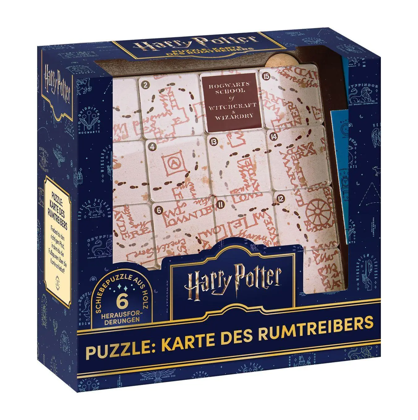Cover: 4007742171148 | Harry Potter - Puzzle: Die Karte des Rumtreibers | Frechverlag | Spiel
