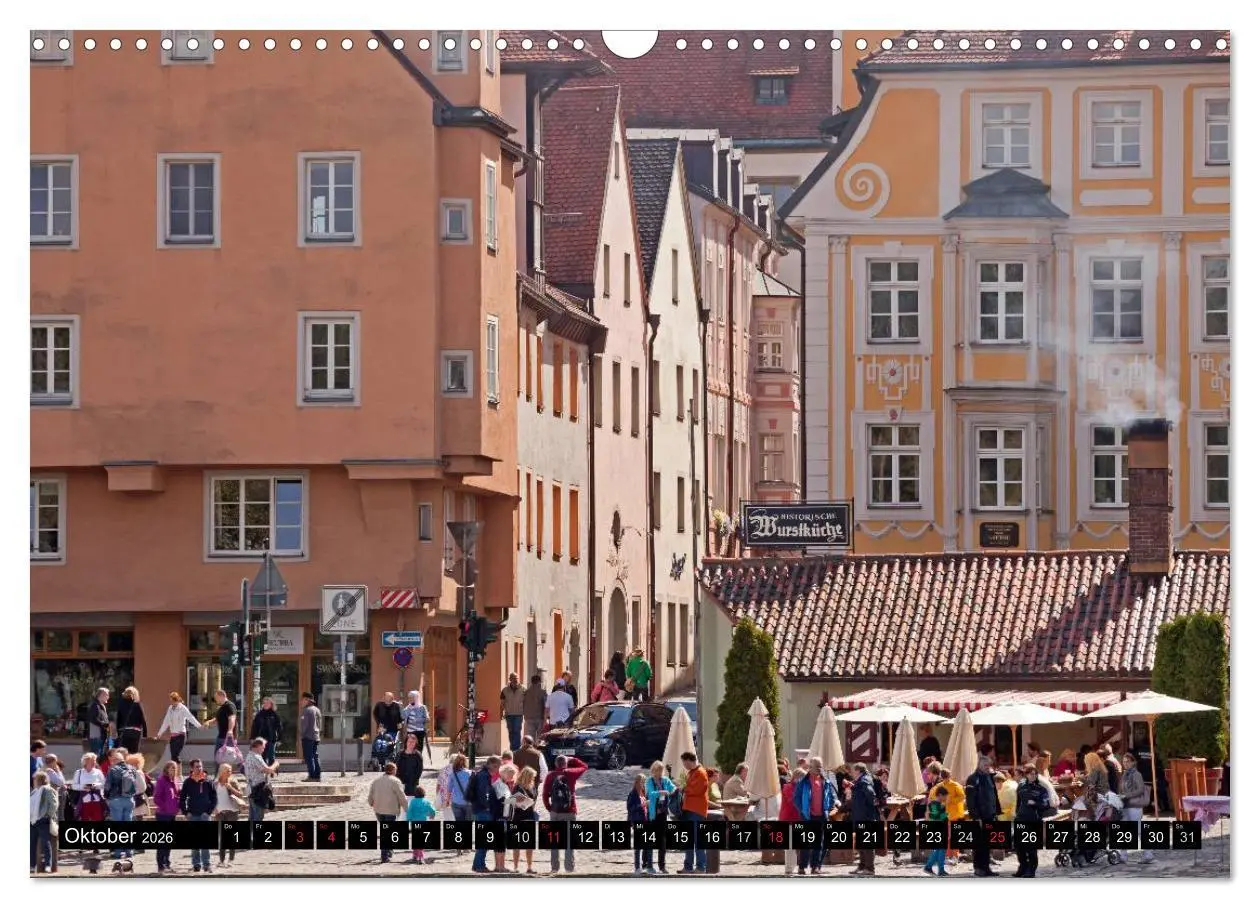 Bild: 9783516121148 | Regensburg - Bayern (Wandkalender 2026 DIN A3 quer), CALVENDO...