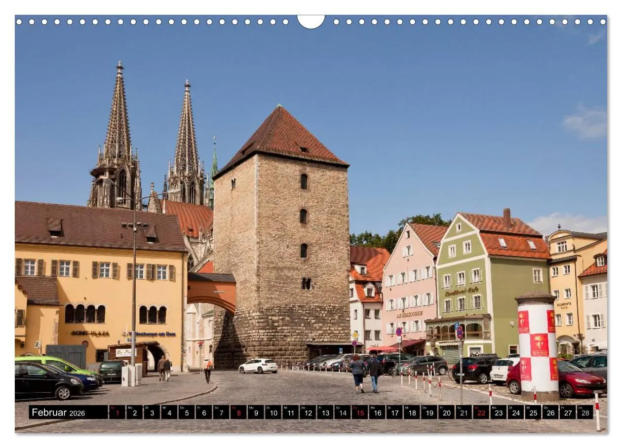 Bild: 9783516121148 | Regensburg - Bayern (Wandkalender 2026 DIN A3 quer), CALVENDO...